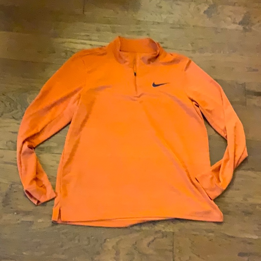Nike Vibrant Orange Half-Zip Pullover